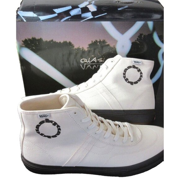 Vans Other - Vans x Quasi Men's Gilbert Crocket Hi Decon White Canvas shoes Sizes NIB